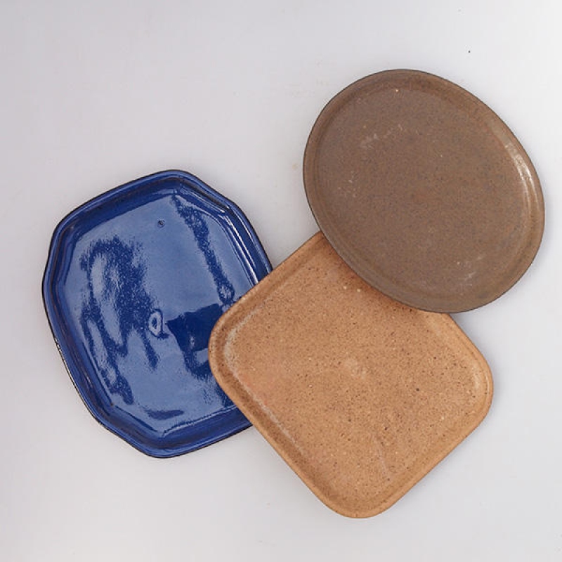 ACTION bonsaï soucoupe B-2-apparié avec des bonsaïs en forme, couleur