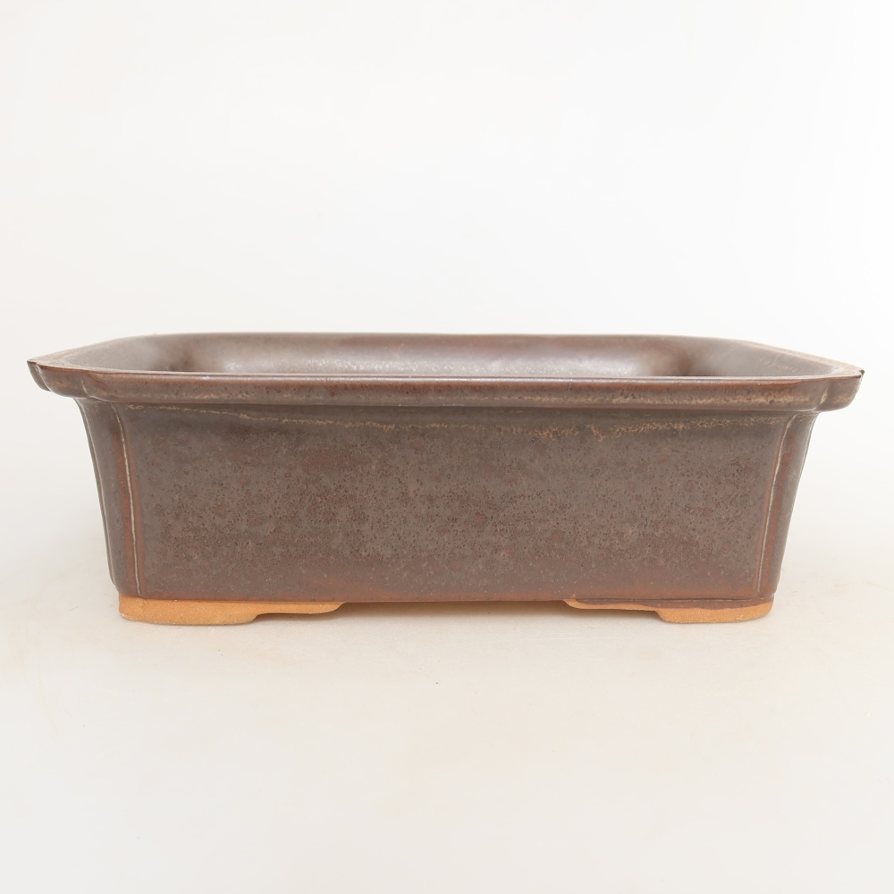 Bol en céramique  20 x 15,5 x 5,5 cm, couleur marron