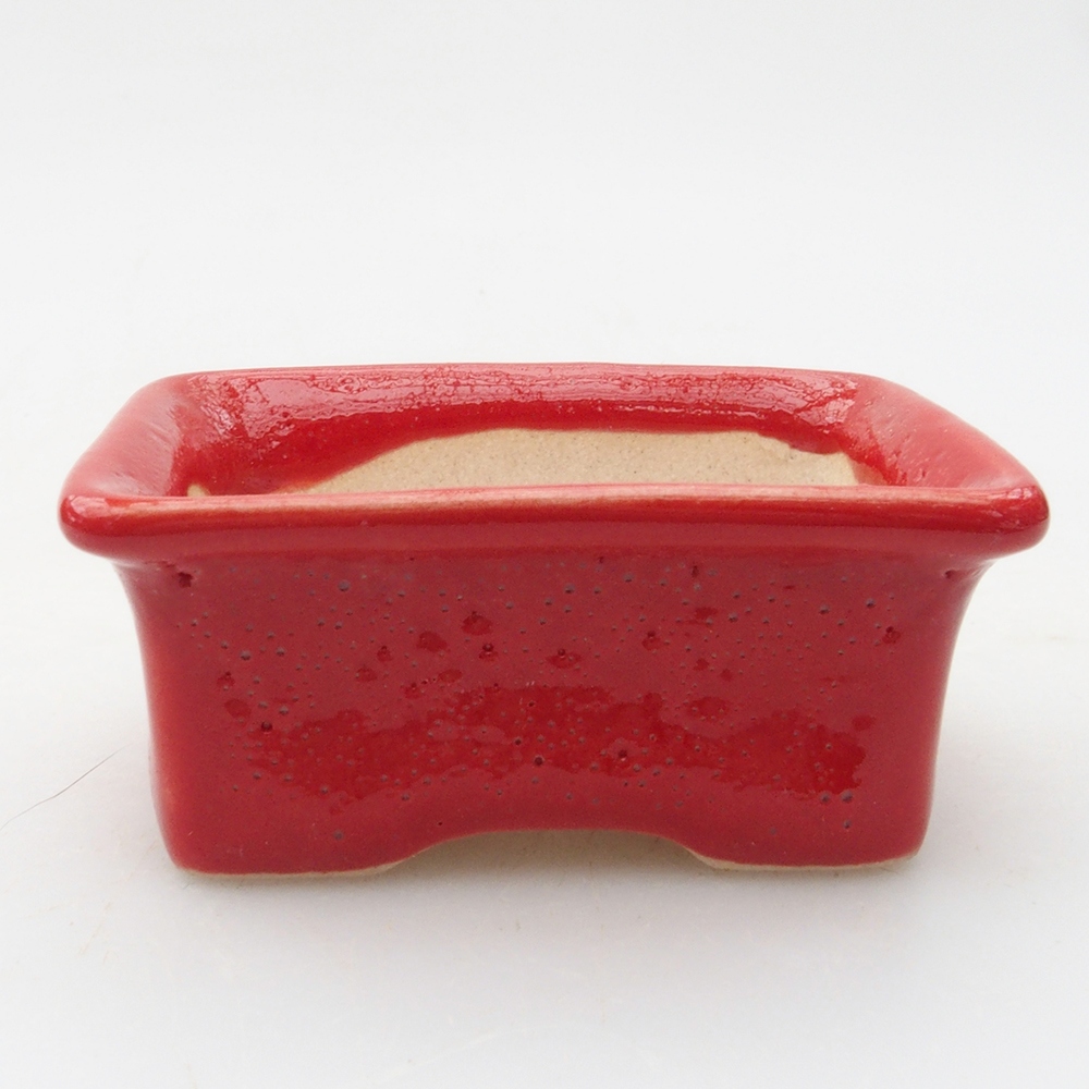 Mini bol bonsaï 5,5 x 4 x 2,5 cm, couleur rouge