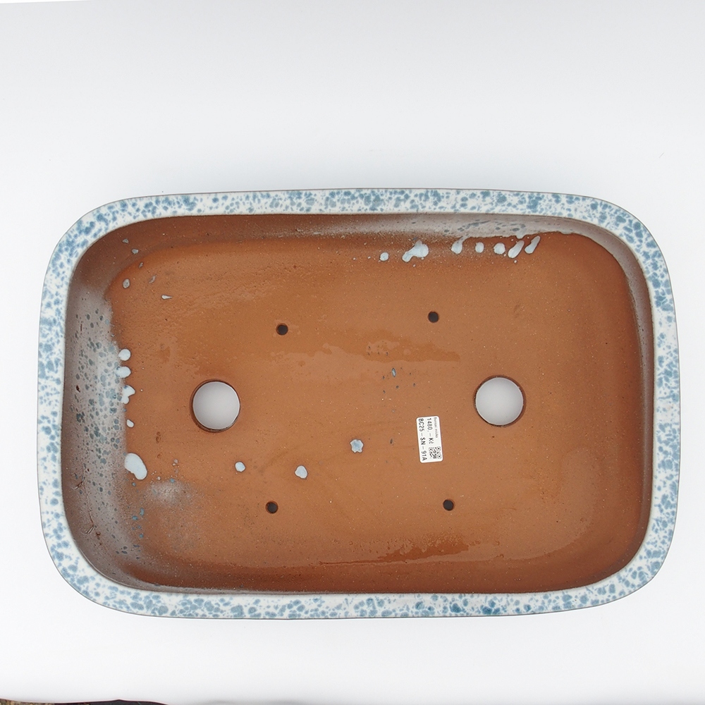 Bol 53 x 35 x 11 cm bleu-blanc