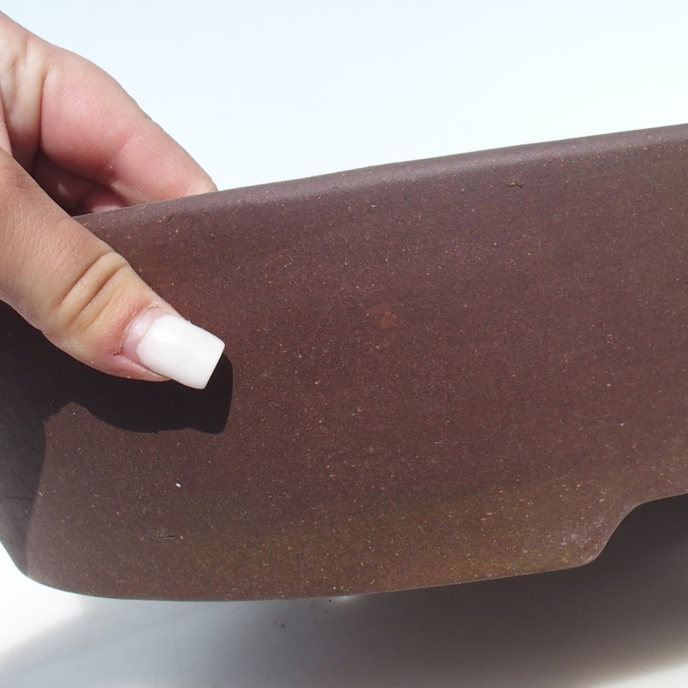 Bol pour bonsaï 46,5 x 38 x 9 cm - brun