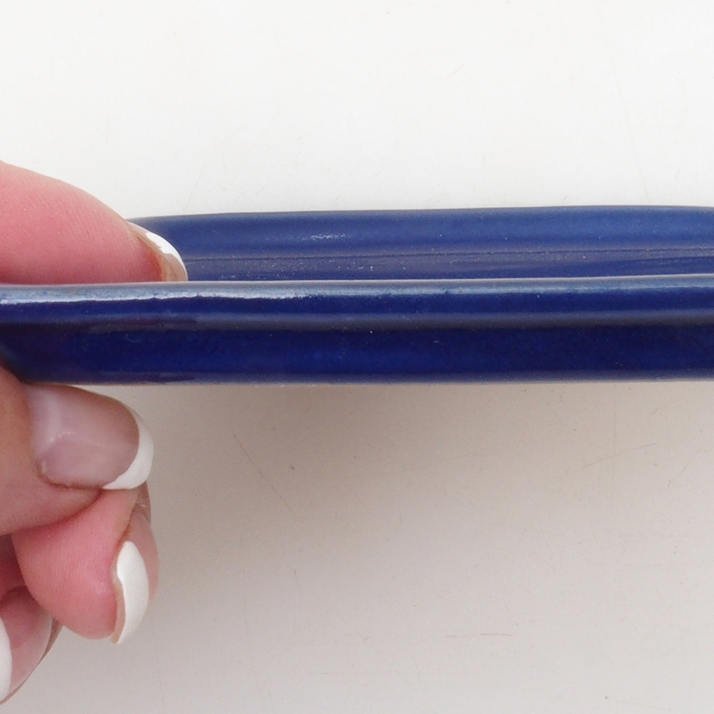 Bol en céramique H17 -15,5 x 11 x 1 cm - bleu