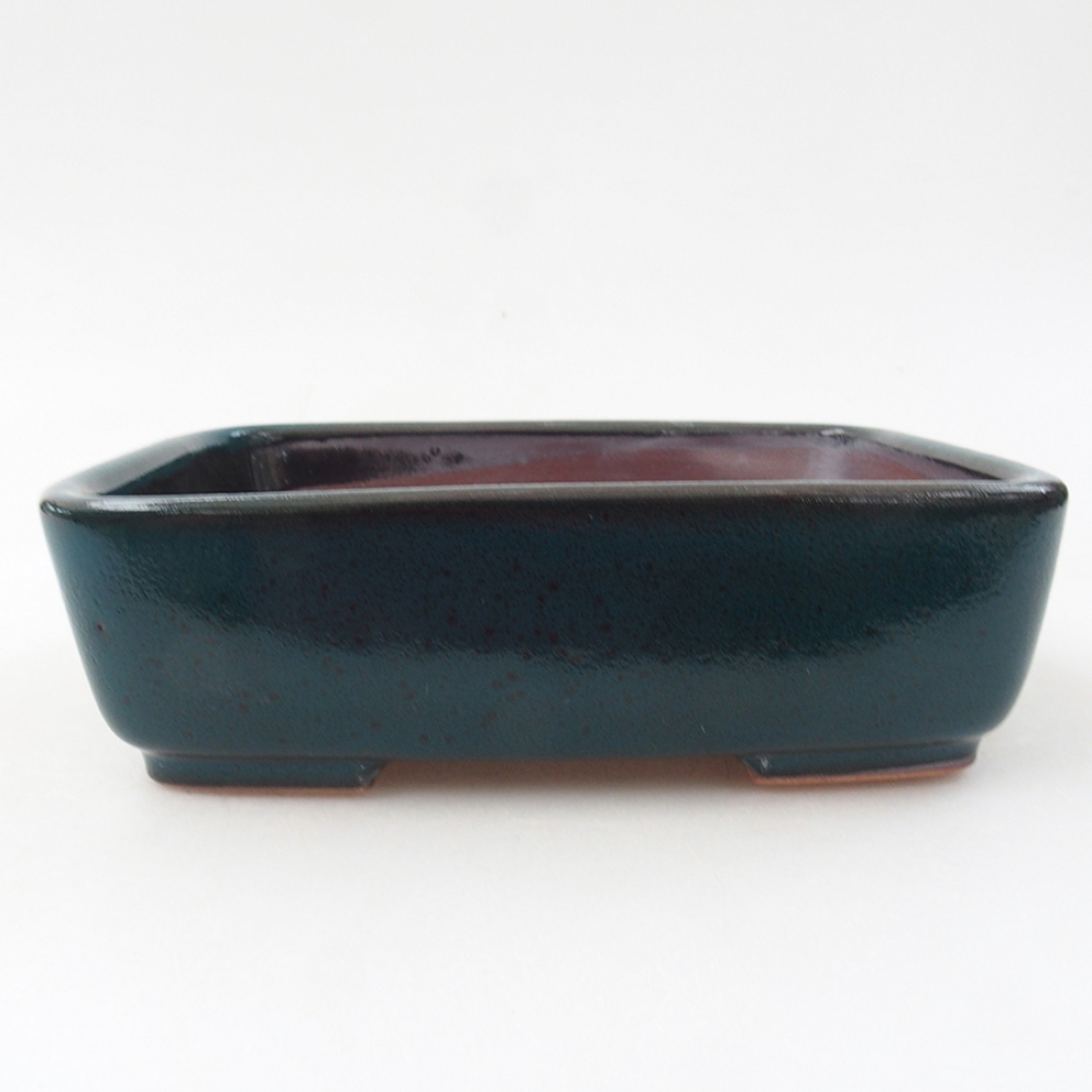 Bol à bonsaï en céramique 15 x 12 x 4,5 cm, vert