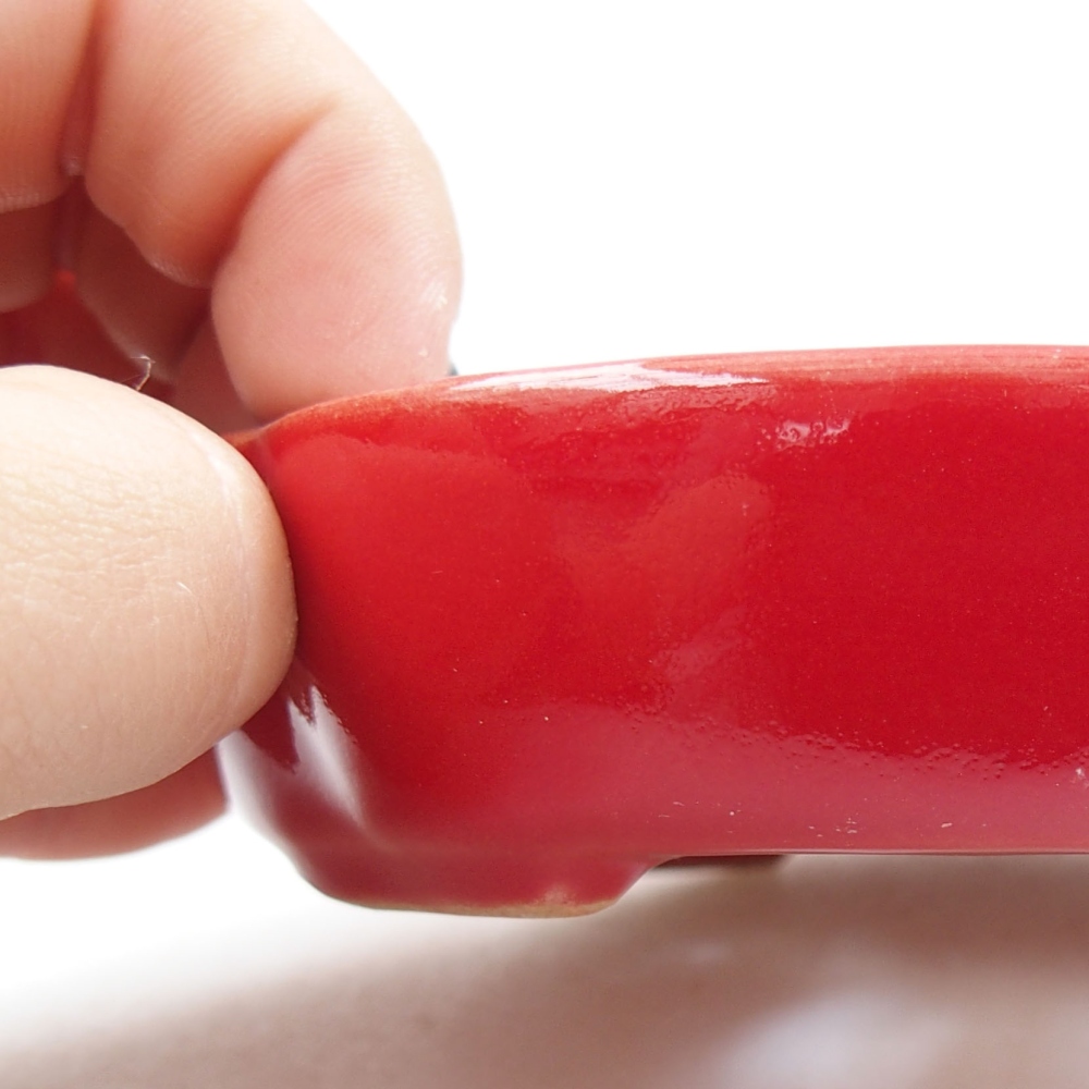 Bol à bonsaï en céramique 22 x 17 x 5 cm, vert