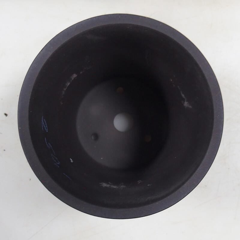 Bol pour bonsaïs 10,5 x 10,5 x 10 cm, couleur noir