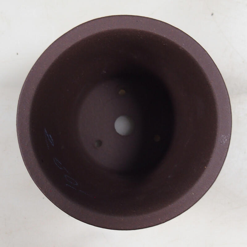 Bol pour bonsaï 10,5 x 10,5 x 10 cm, couleur marron