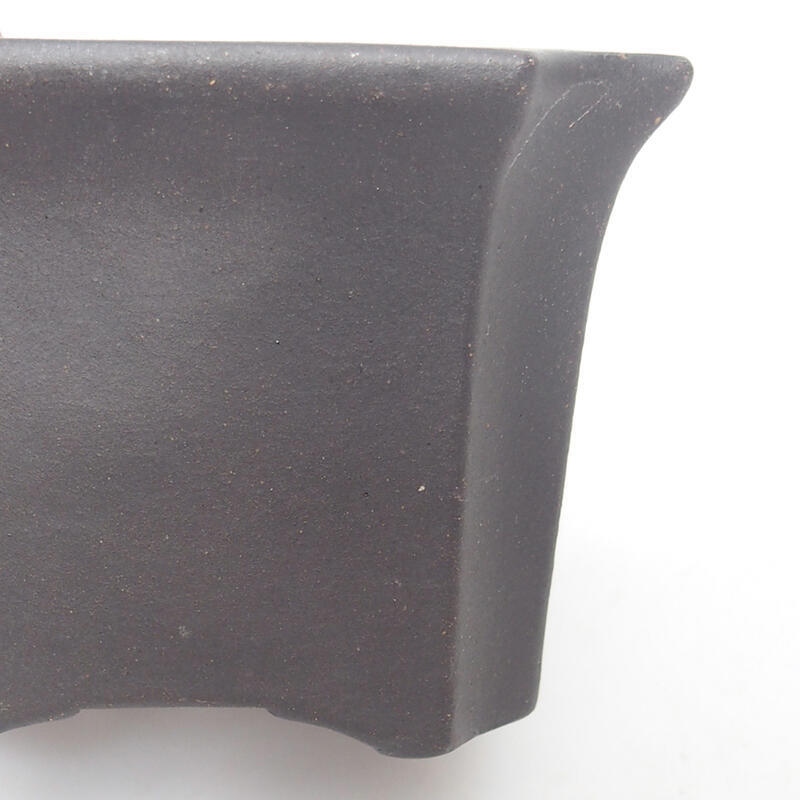 Bol pour bonsaïs 10 x 10 x 7 cm, noir