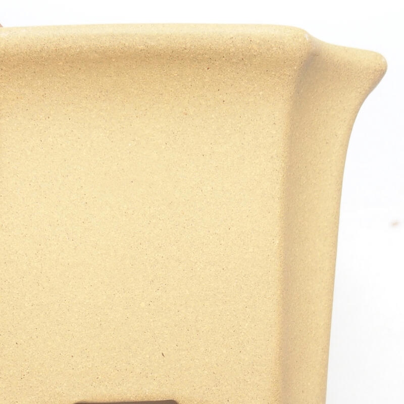 Bol pour bonsaï 10 x 10 x 7 cm, couleur ocre