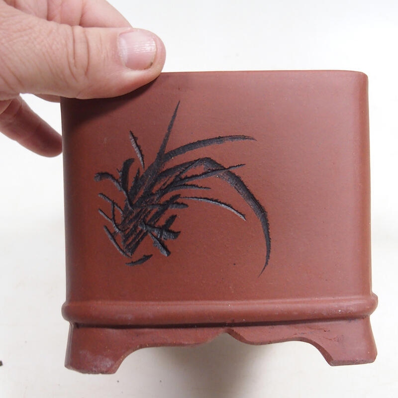 Bol bonsaï 11,5 x 11,5 x 10 cm, couleur brique