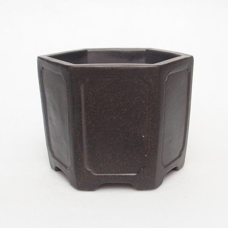 Bol à bonsaï 11 x 10 x 8,5 cm, couleur brun ocre