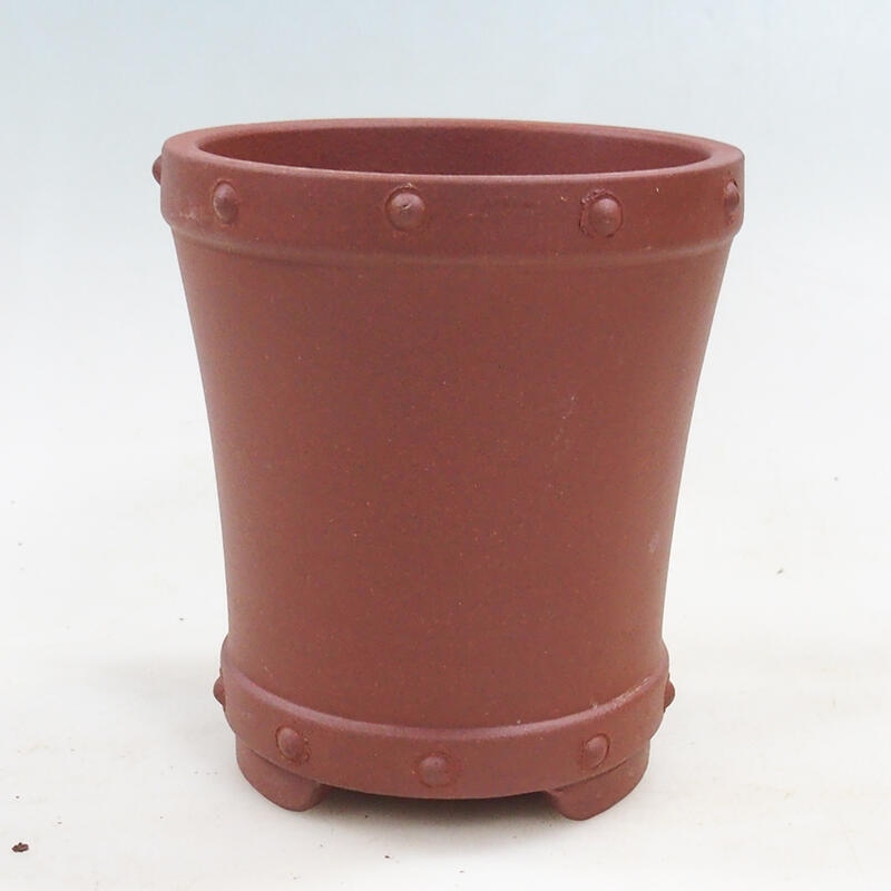 Bol bonsaï 11 x 11 x 12 cm, couleur brique