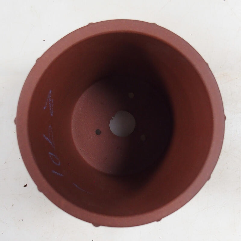 Bol bonsaï 11 x 11 x 12 cm, couleur brique