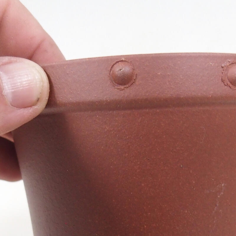 Bol bonsaï 11 x 11 x 12 cm, couleur brique