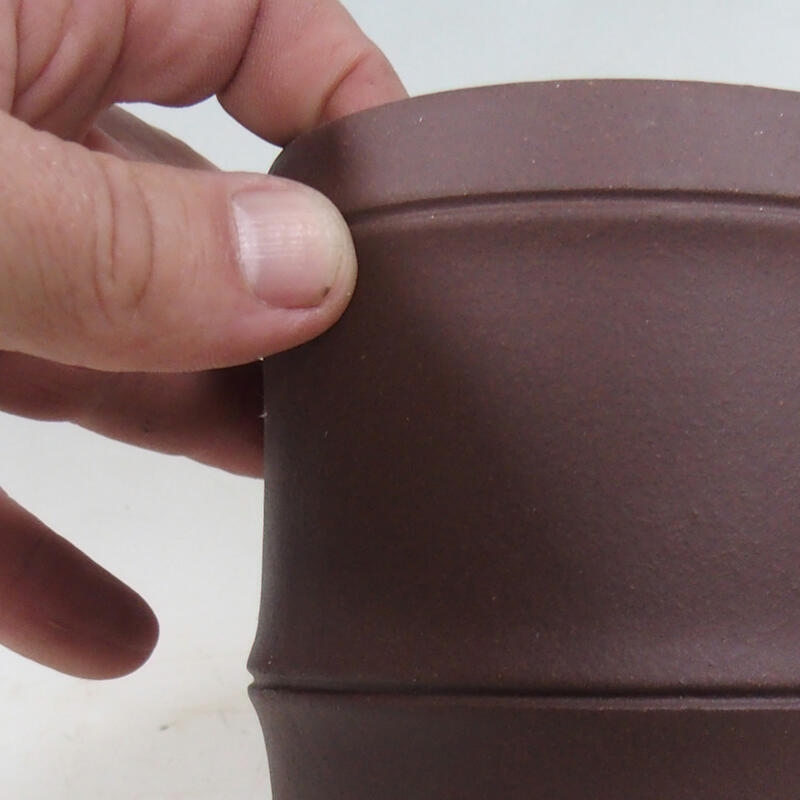 Bol pour bonsaï 11 x 11 x 13 cm, brun