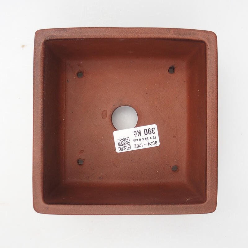 Bol pour bonsaïs 13 x 13 x 8 cm, brun