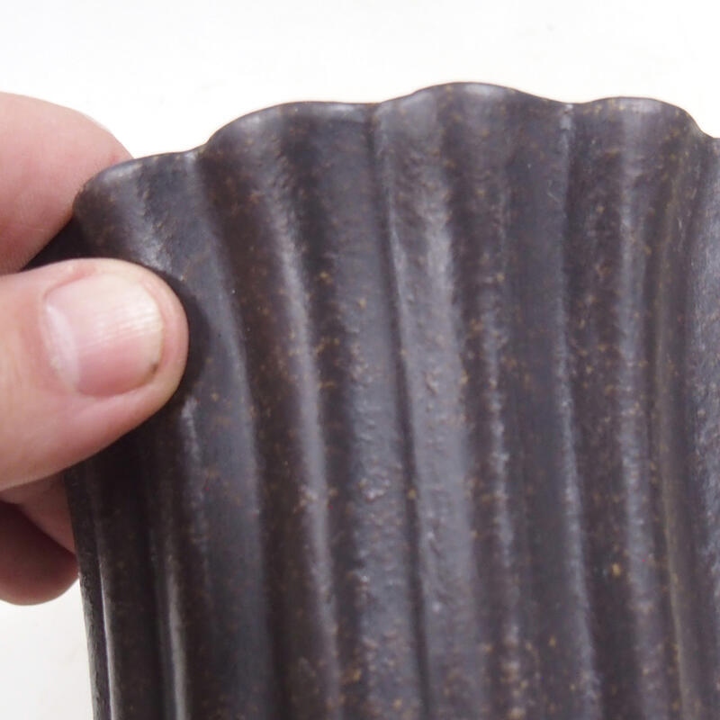 Bol pour bonsaïs 13 x 13 x 9,5 cm, brun