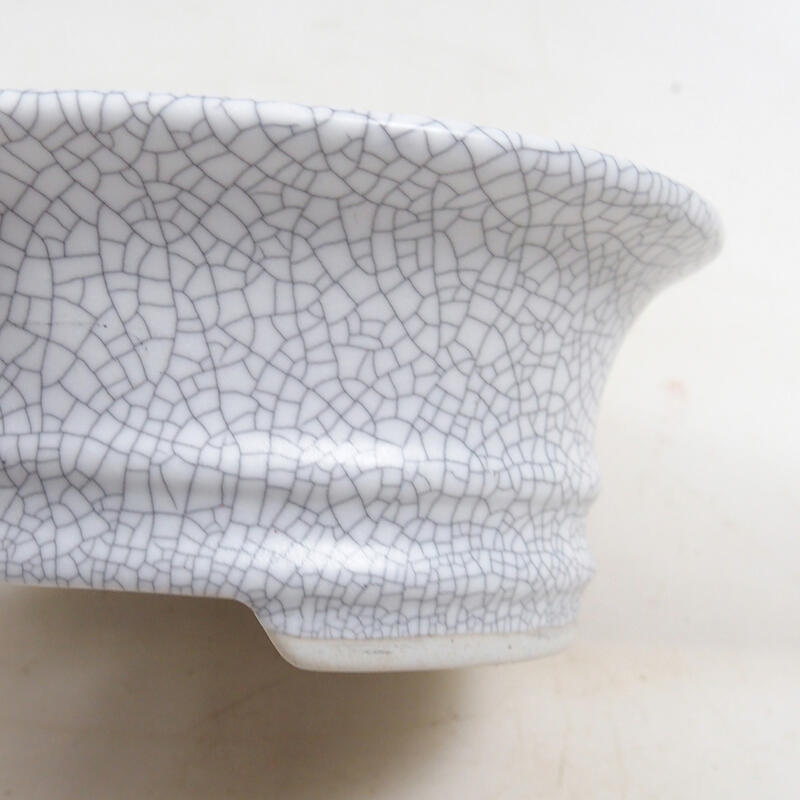 Bol pour bonsaï 14,5 x 11,5 x 5,5 cm, couleur raku