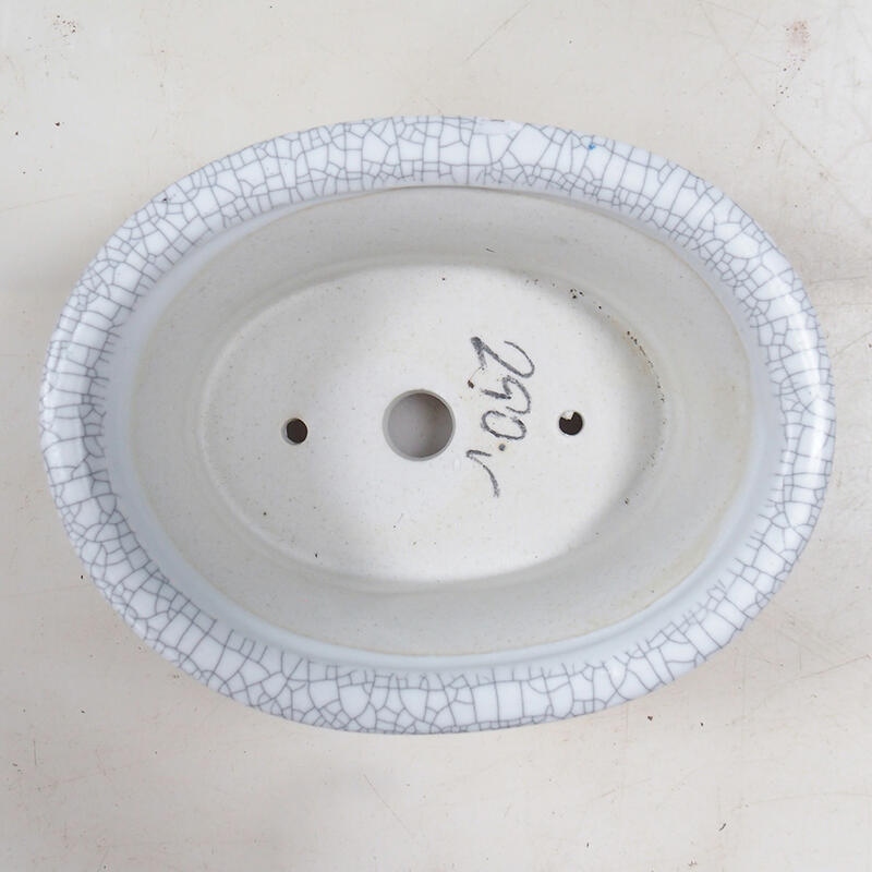 Bol pour bonsaï 14,5 x 11,5 x 5,5 cm, couleur raku