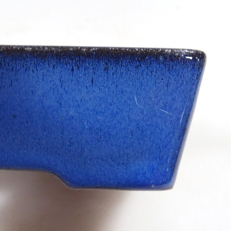 Bol à bonsaï 14,5 x 11 x 4,5 cm, couleur bleu