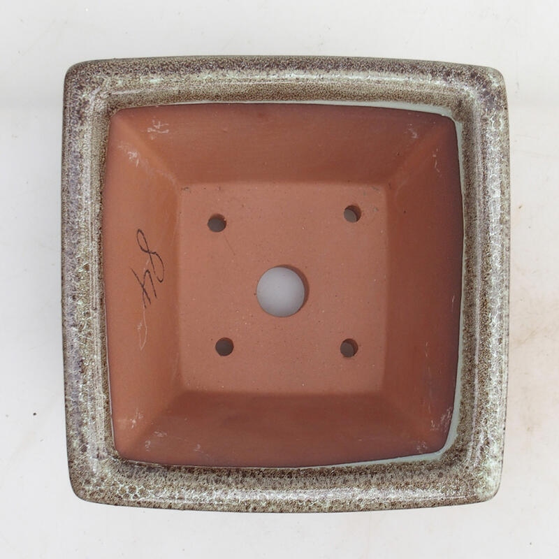 Bol bonsaï 14,5 x 14,5 x 8,5 cm, couleur bordeaux