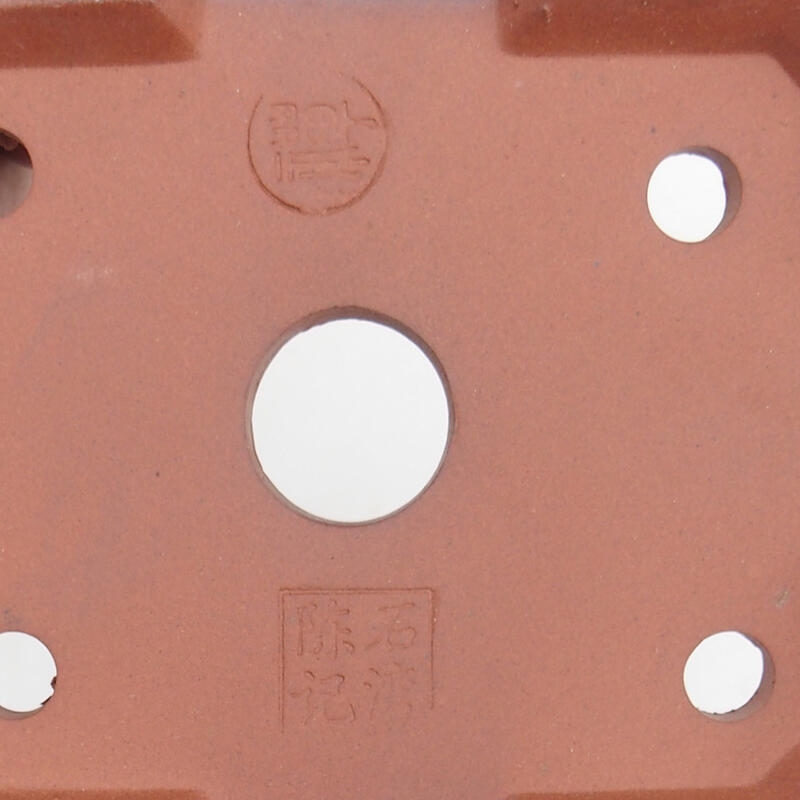 Bol bonsaï 14 x 12 x 6 cm, couleur bleu-blanc