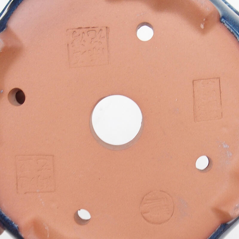 Bol à bonsaï 14 x 14 x 5,5 cm, couleur bleu