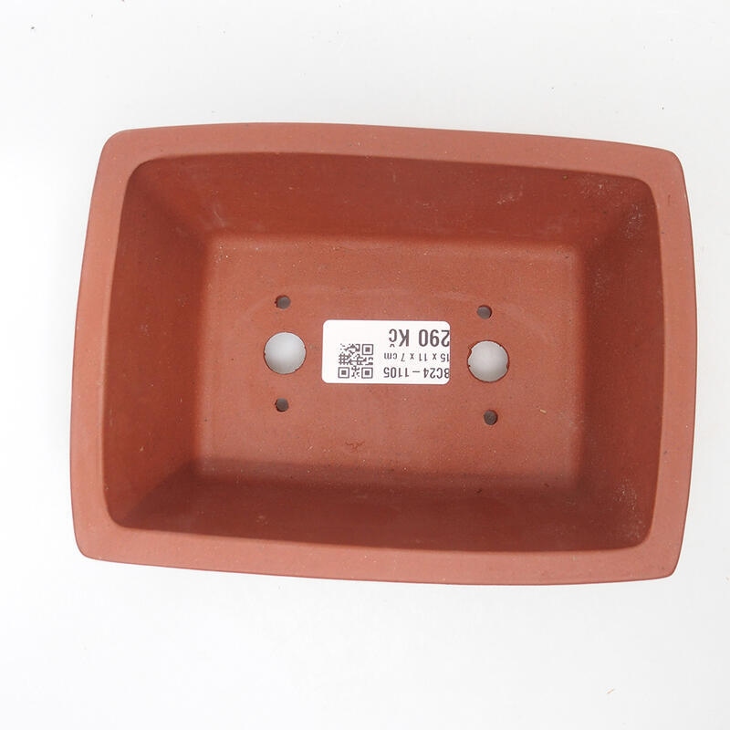 Bol bonsaï 15,5 x 11 x 6,5 cm, couleur brique