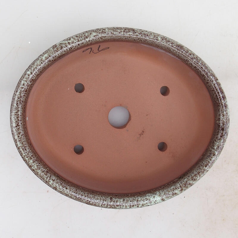 Bol pour bonsaïs 15,5 x 13 x 5 cm, brun