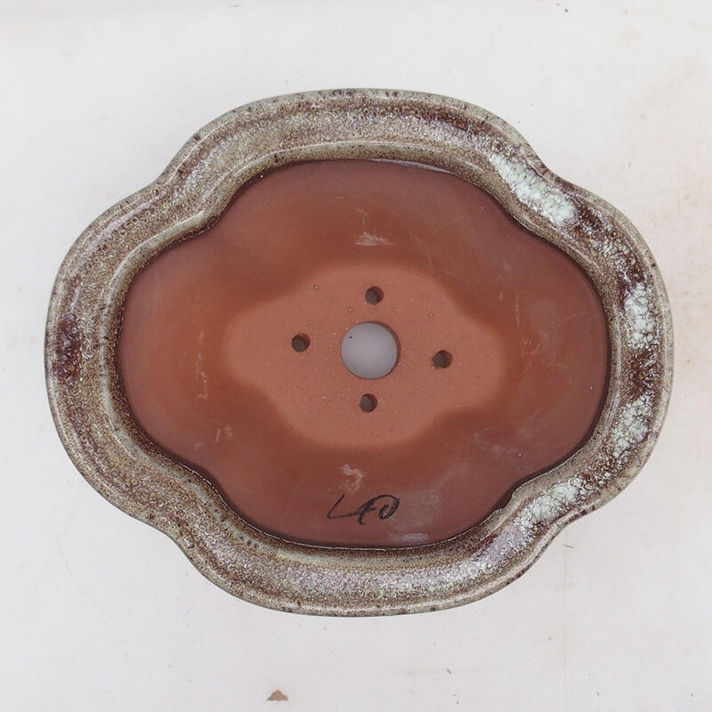 Bol pour bonsaï 15,5 x 13 x 7,5 cm, couleur marron