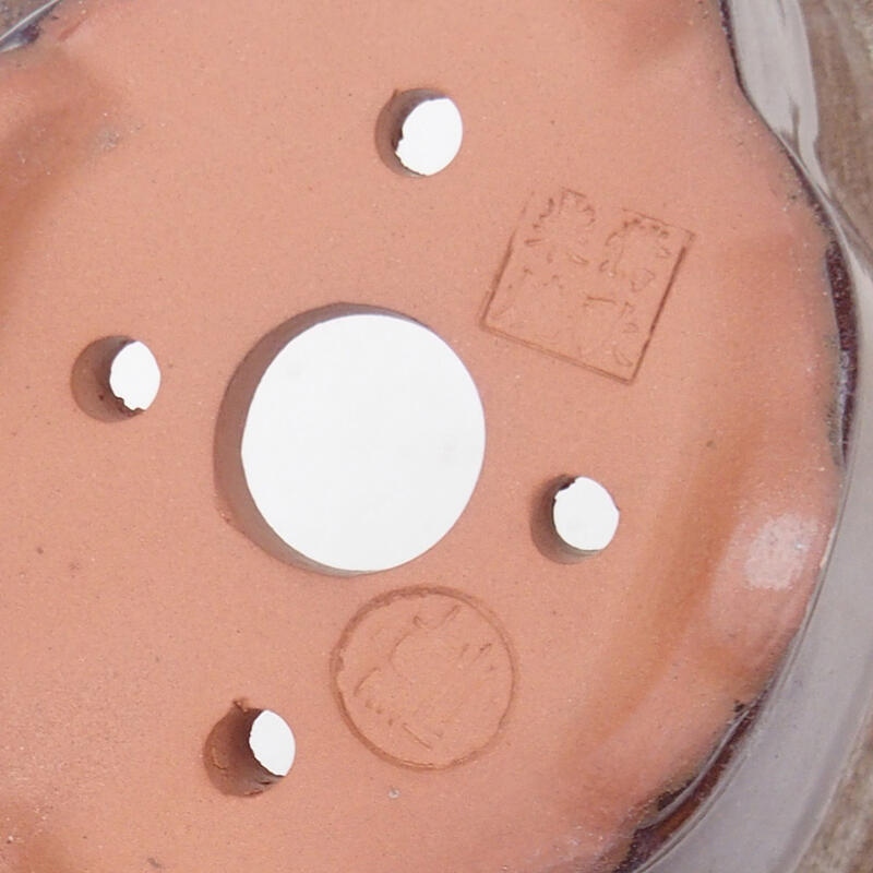 Bol pour bonsaï 15,5 x 13 x 7,5 cm, couleur marron