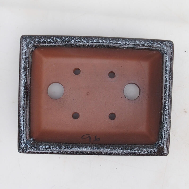 Bol pour bonsaïs 15 x 12 x 4 cm, brun