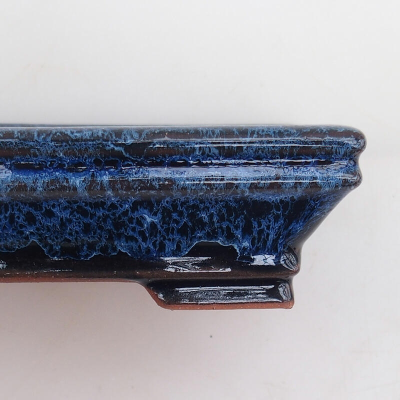 Bol pour bonsaïs 15 x 12 x 4 cm, couleur bleu
