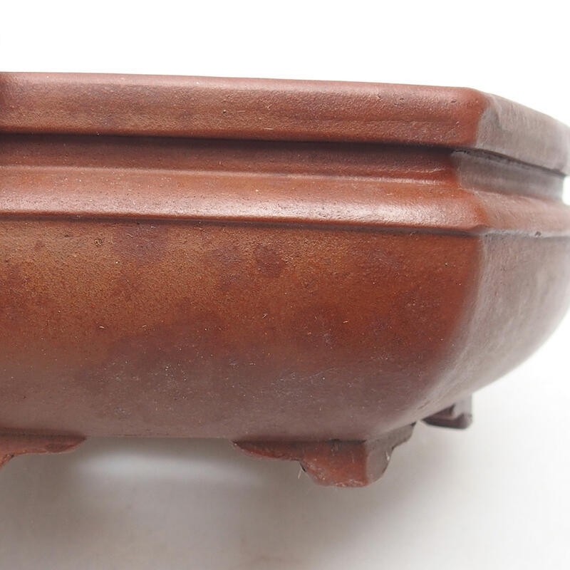 Bol pour bonsaïs 15 x 14 x 5,5 cm, brun