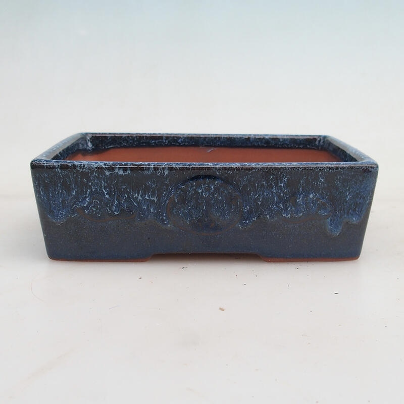 Bol pour bonsaïs 16 x 11,5 x 4,5 cm, couleur bleu