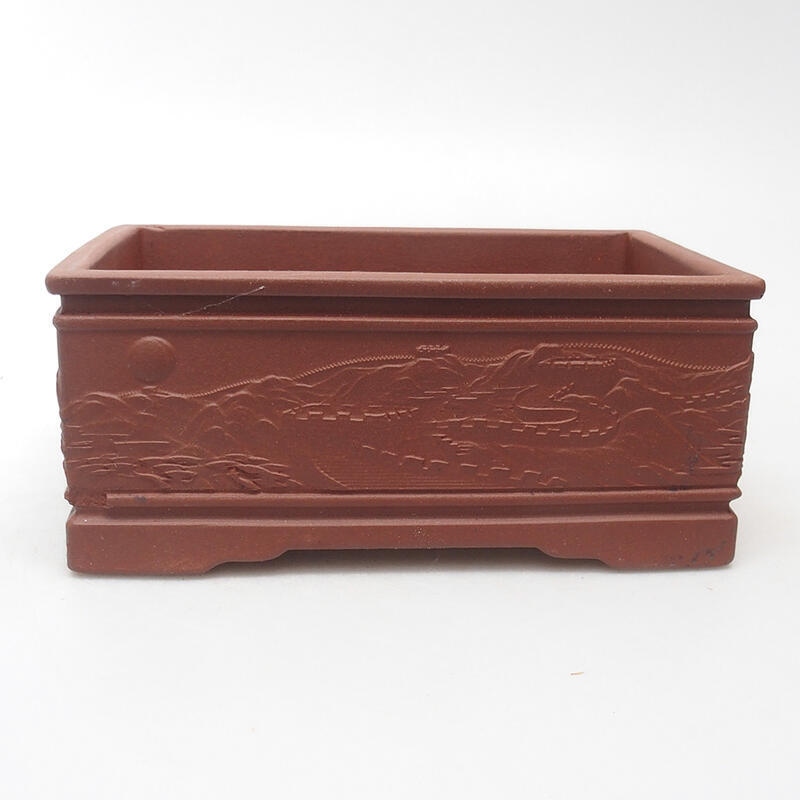 Bol bonsaï 16 x 11 x 6,5 cm, couleur brique