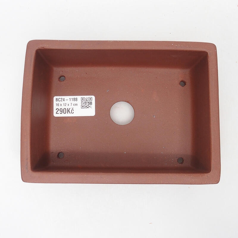 Bol bonsaï 16 x 11 x 6,5 cm, couleur brique