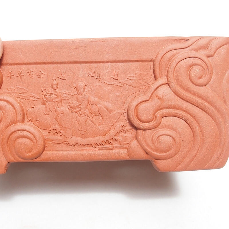 Coupe bonsaï 16 x 12 x 7 cm, couleur brique