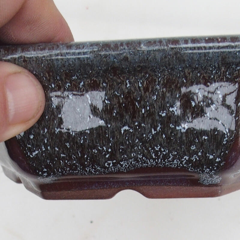 Bol pour bonsaïs 16 x 14 x 5 cm, bordeaux