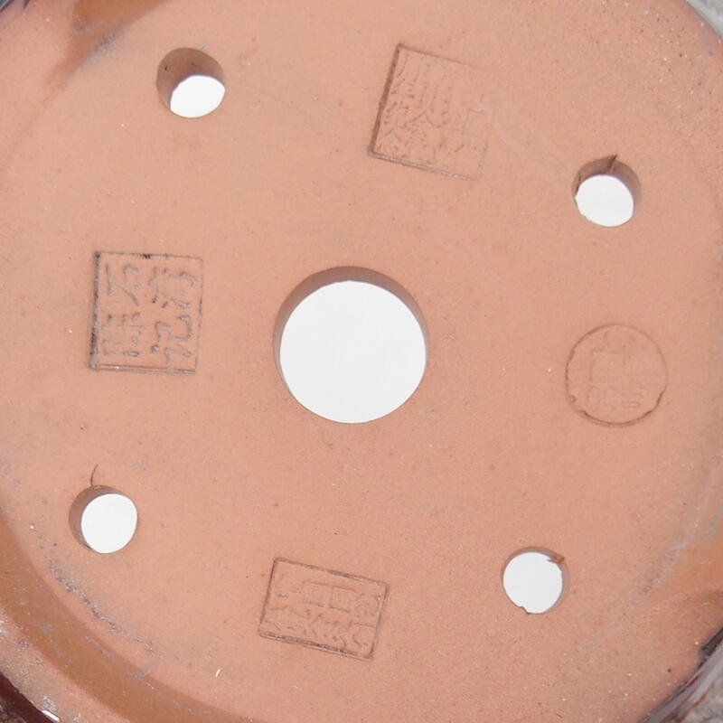 Bol pour bonsaïs 16 x 16 x 4,5 cm, brun