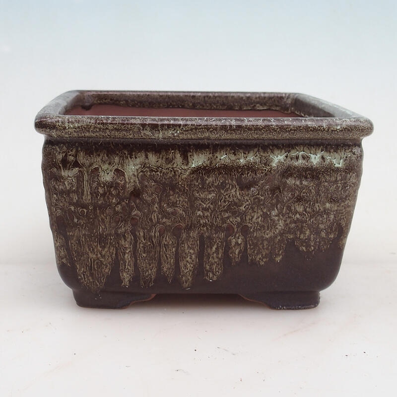 Bol pour bonsaïs 16 x 16 x 9,5 cm, brun