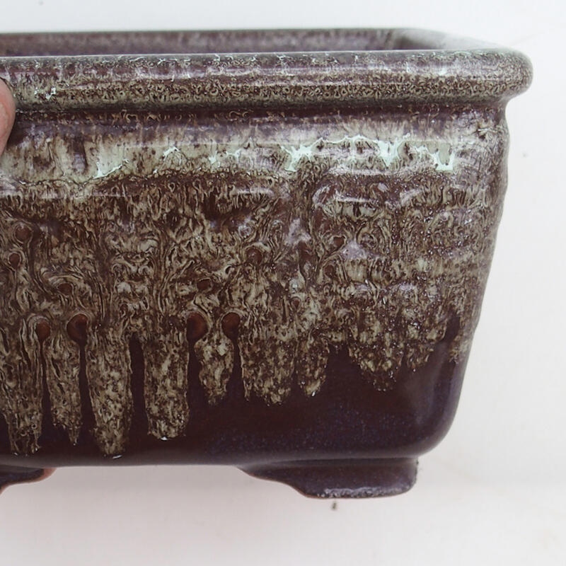 Bol pour bonsaïs 16 x 16 x 9,5 cm, brun