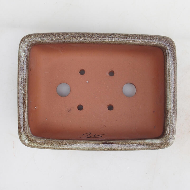 Bol bonsaï 17,5 x 13 x 5,5 cm, couleur bordeaux