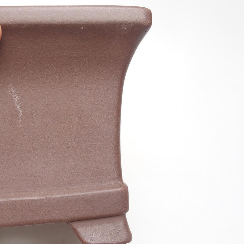 Bol pour bonsaïs 17 x 17 x 12 cm, brun