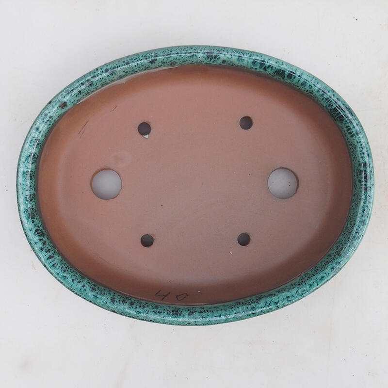 Bol pour bonsaï 18,5 x 14,5 x 4,5 cm, vert