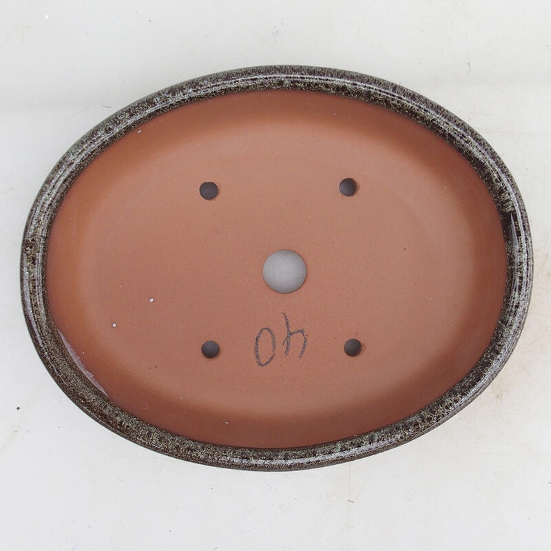 Bol pour bonsaï 18,5 x 15 x 4,5 cm, couleur marron