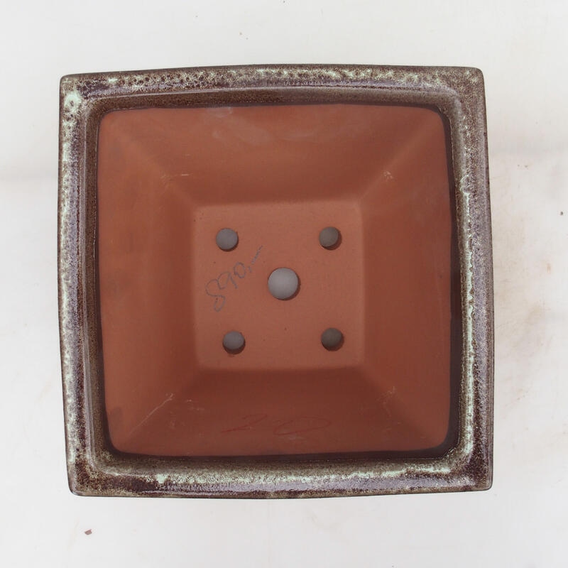 Bol pour bonsaïs 20 x 20 x 15,5 cm, brun