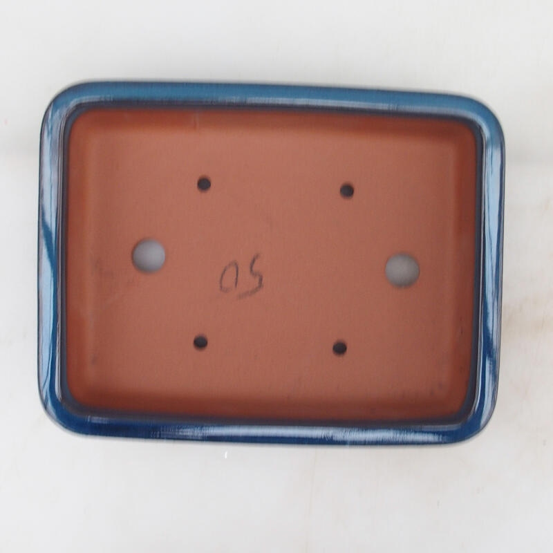 Bol à bonsaï 21,5 x 17 x 5,5 cm, couleur bleu