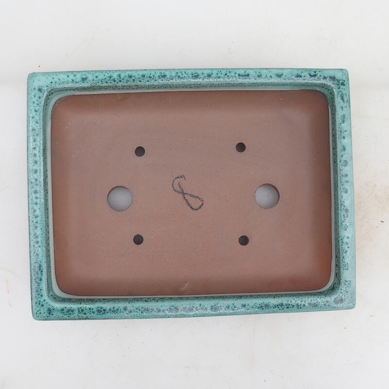 Bol pour bonsaï 21 x 16,5 x 4,5 cm, vert