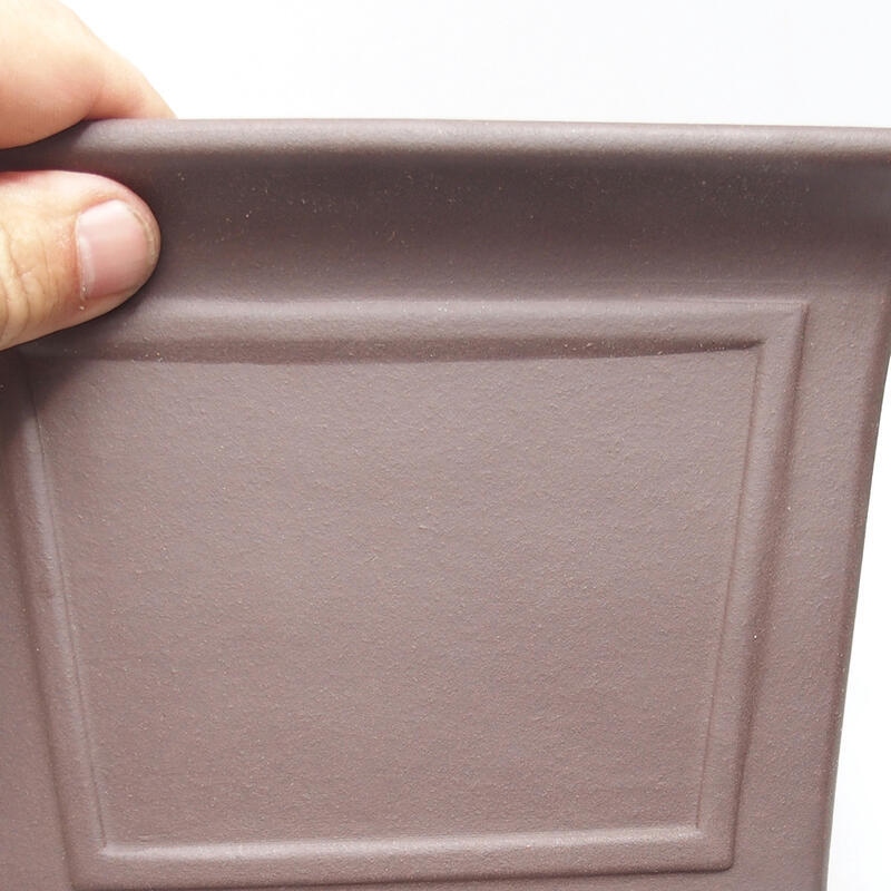 Bol pour bonsaï 21 x 21 x 14 cm, brun