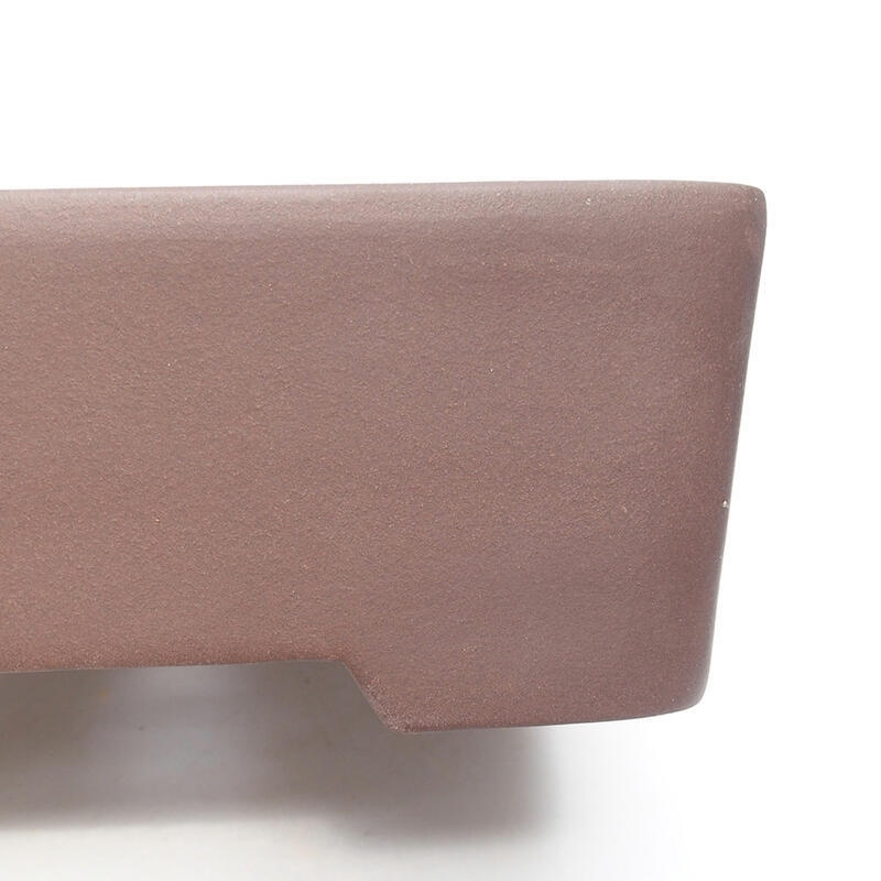 Bol pour bonsaï 21 x 21 x 7,5 cm, brun